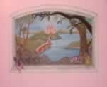 Baby Princess Window Mural